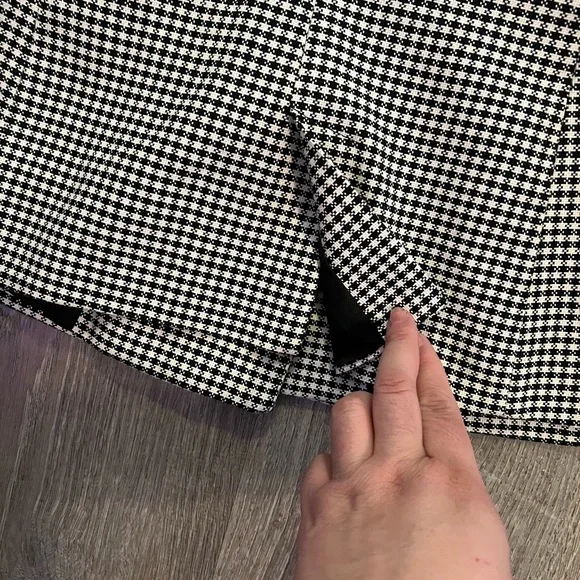 Zara DOUBLE BREASTED HOUNDSTOOTH BLAZER - Picture 9 of 10